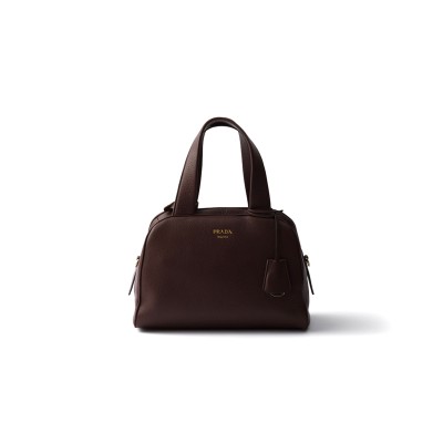 PRADA MEDIUM LEATHER TOP-HANDLE BAG 1BB149 (28*20*13cm) 